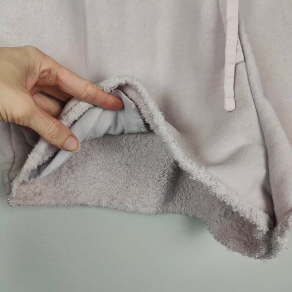 James Perse Sweat Shorts Womens Medium 2 Light Pink Cotton Drawstring Lounge - Picture 4 of 9